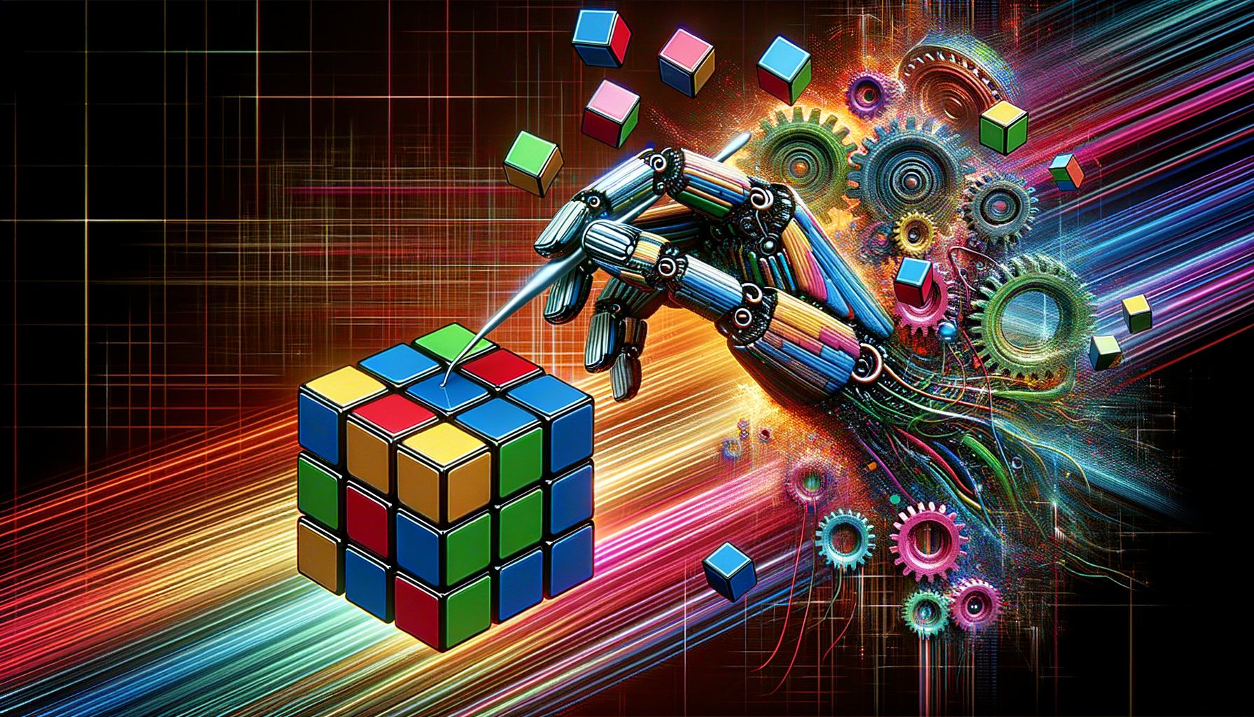 robot solve rubik's cube