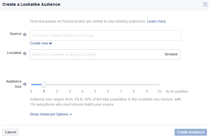 Facebook Ads Tutorial - Complete Facebook Advertising Guide 20 Create-A-LookaLike-Audience