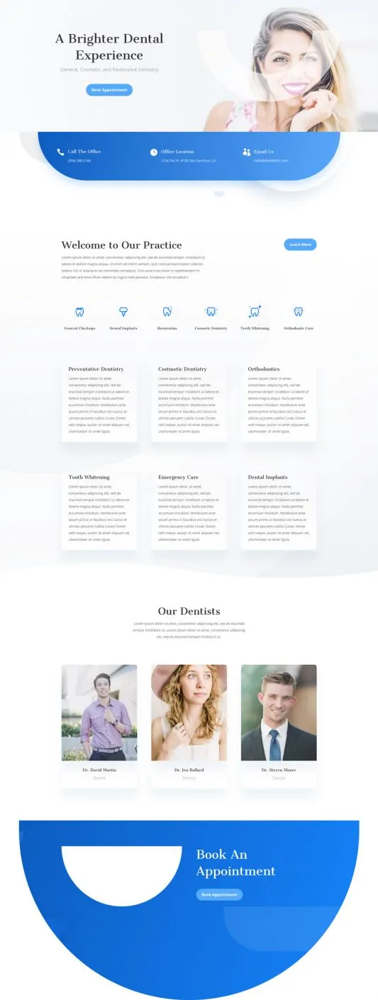 Dentist Web Design 3