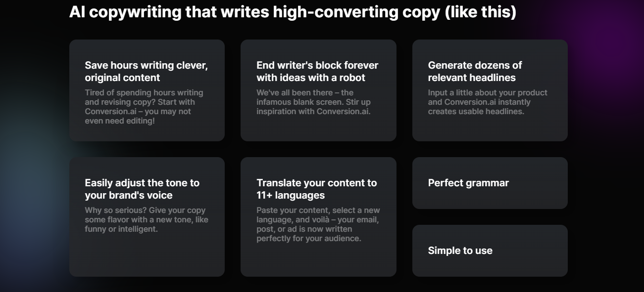 conversion ai, artificial intelligence writing, best ai writer