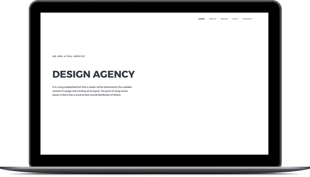 Design Agency Landing Page Style 6