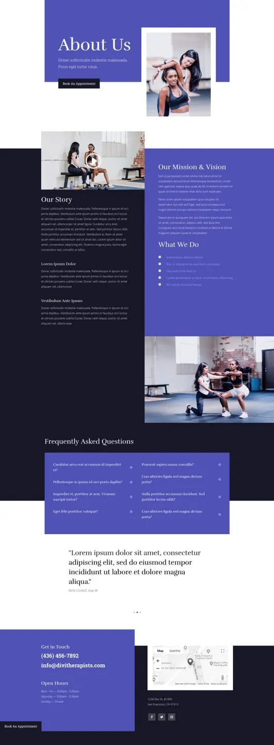 Physical Therapy Web Design 1