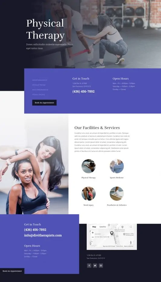 Physical Therapy Web Design 4