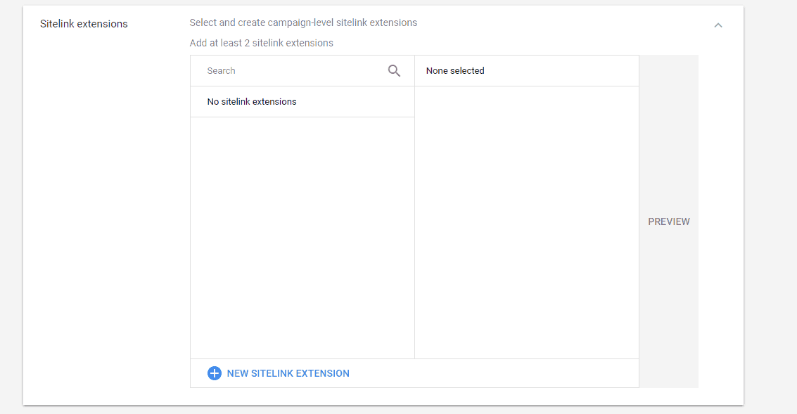 Sitelink-Extension
