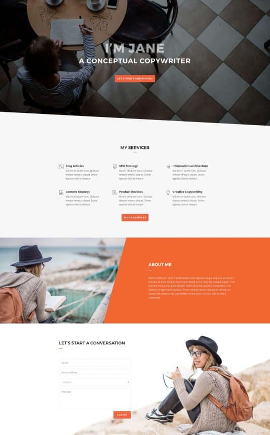 Copywriter Web Design 5