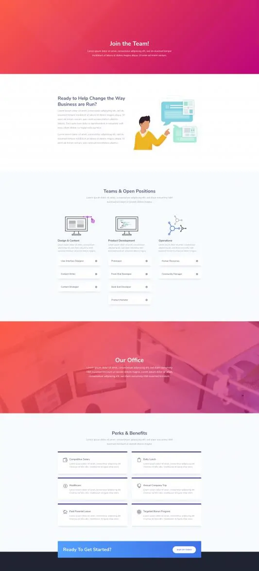 SaaS Company Web Design 2