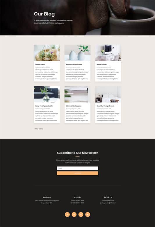 Pottery Studio Web Design 2