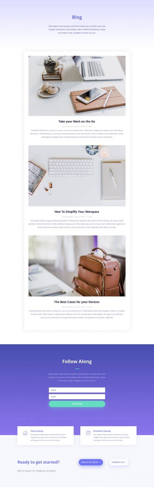 Learning Management (LMS) Web Design 2
