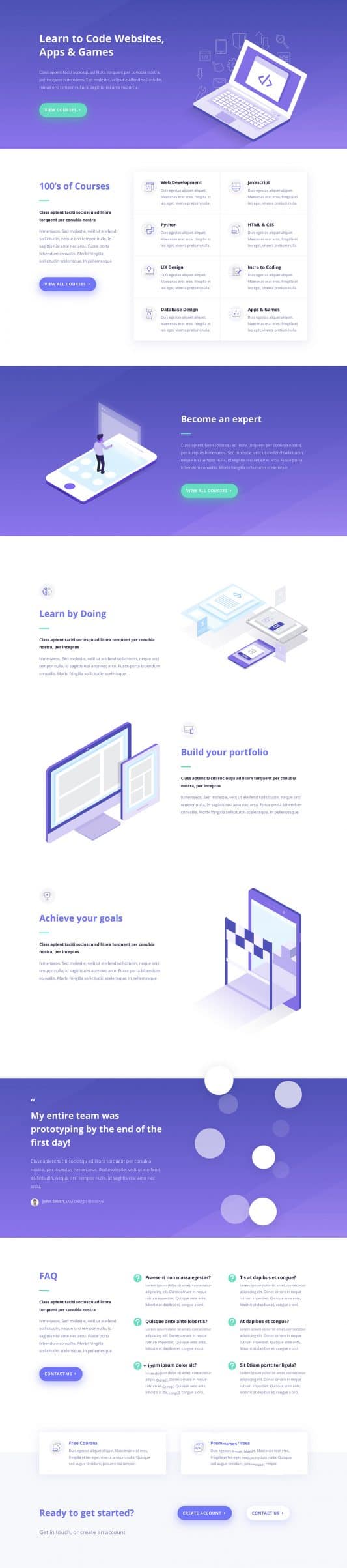 Learning Management (LMS) Web Design 7