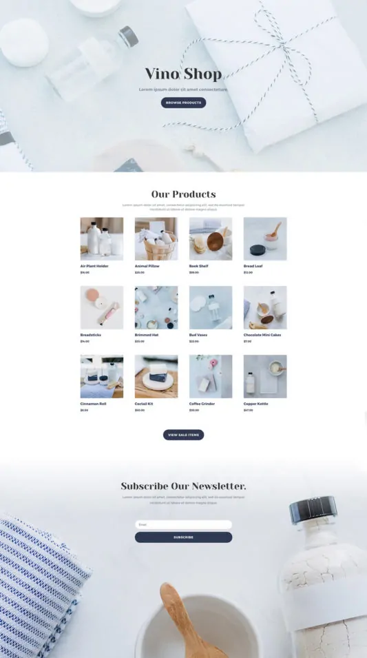 Cosmetics Shop Web Design 7