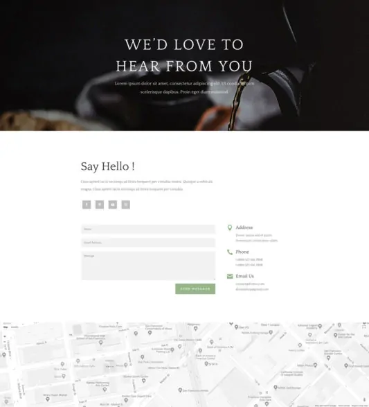 Tea Shop Web Design 3