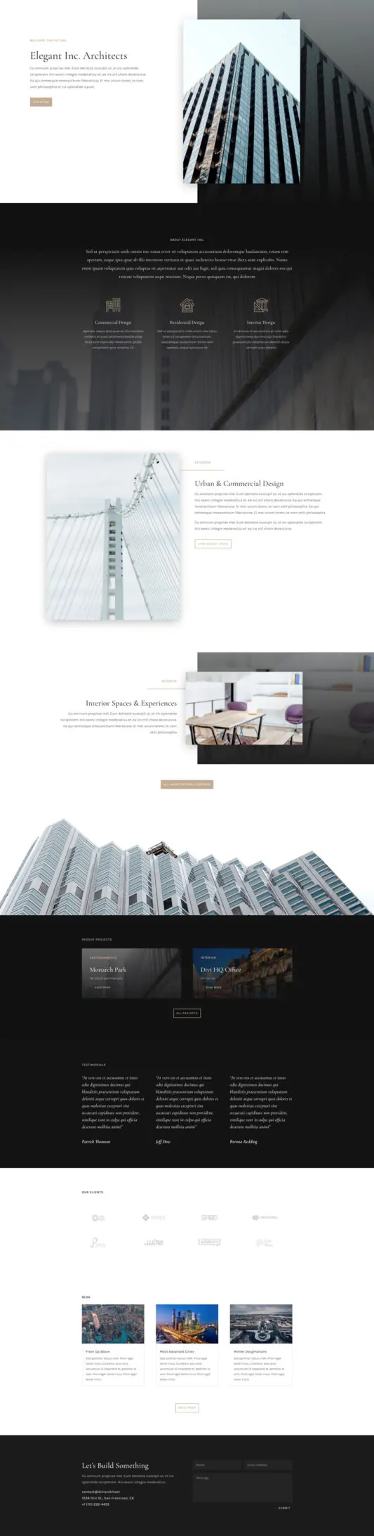 Architecture Firm Web Design 4