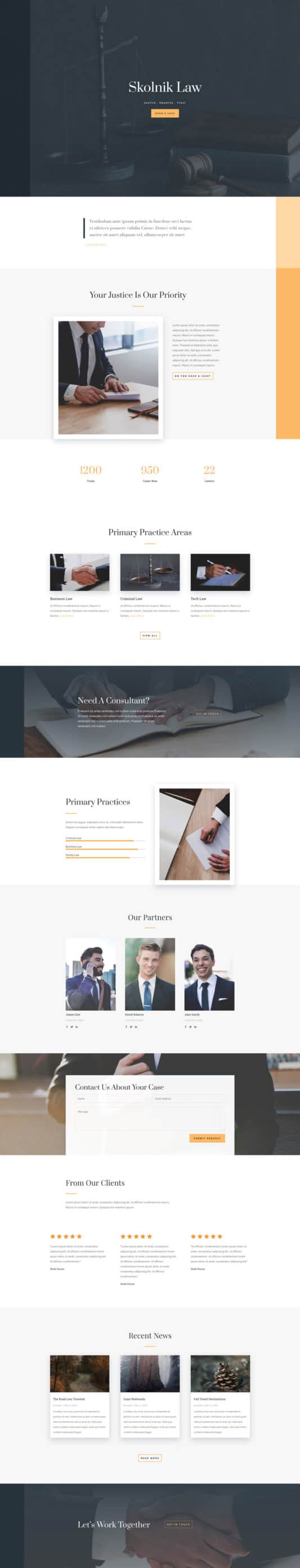 Law Firm Web Design 6