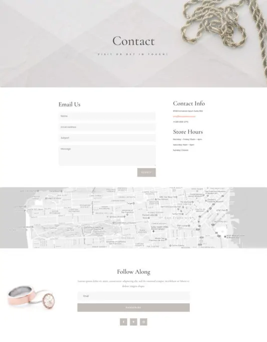 Jeweler Web Design 3