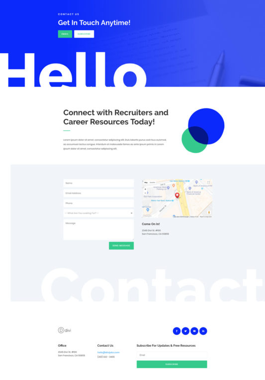 Job Recruiter Web Design 4