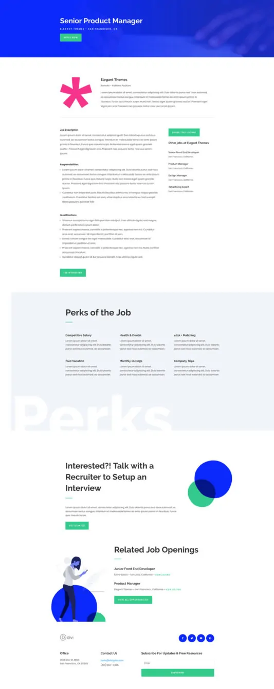 Job Recruiter Web Design 8