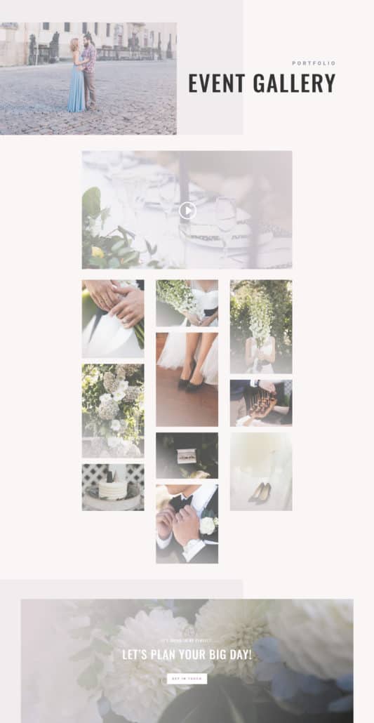 Wedding Planner Web Design 4