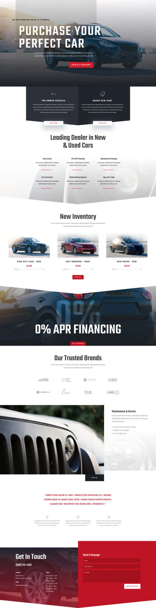 Car Dealer Web Design 5