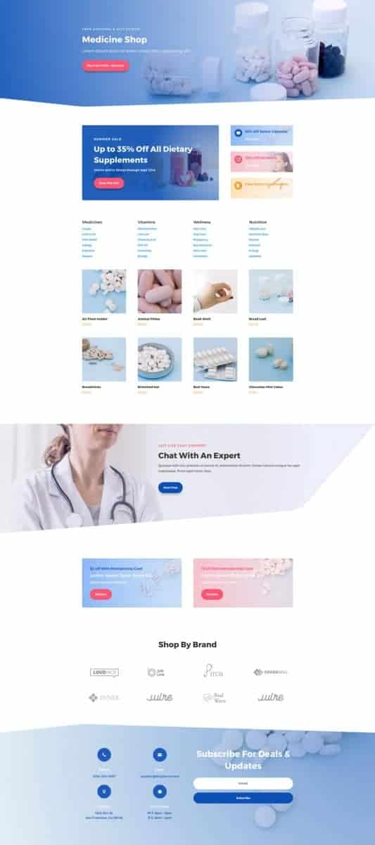 Pharmacy Web Design 6