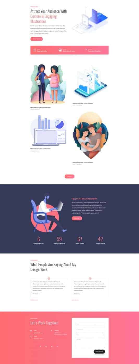 Graphic Illustrator Web Design 4