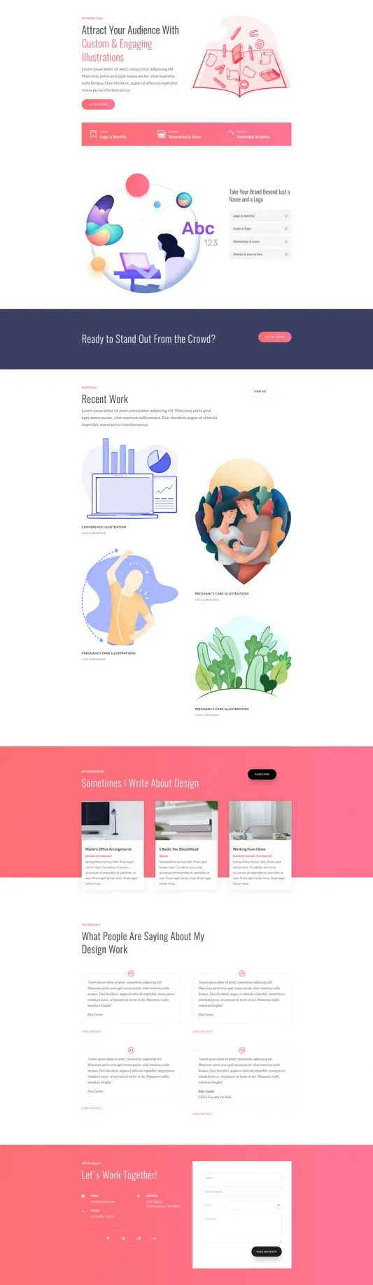 Graphic Illustrator Web Design 5