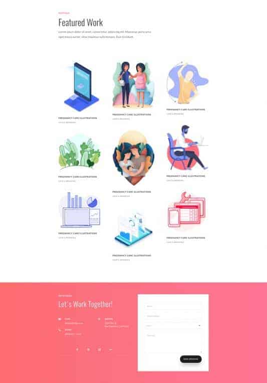 Graphic Illustrator Web Design 6
