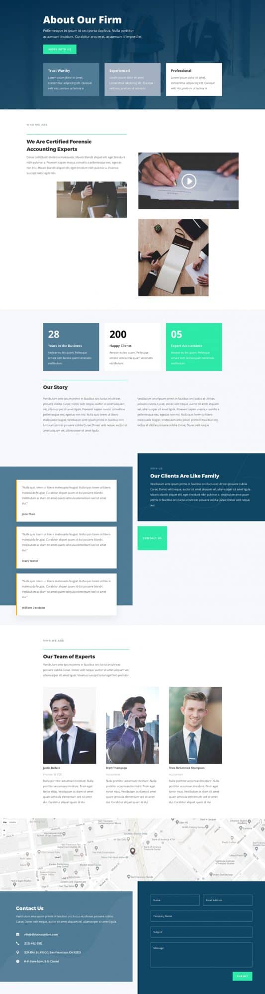 Accountant Web Design 1