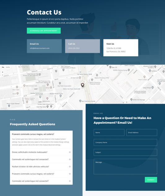 Accountant Web Design 3