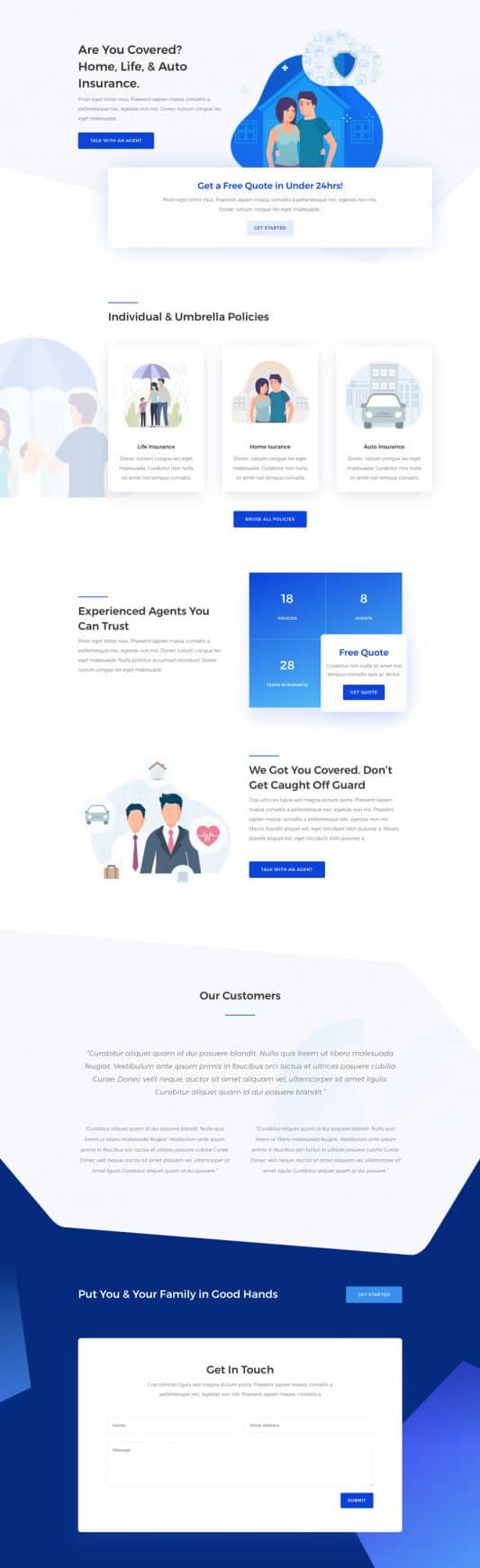 Insurance Agency Web Design 5