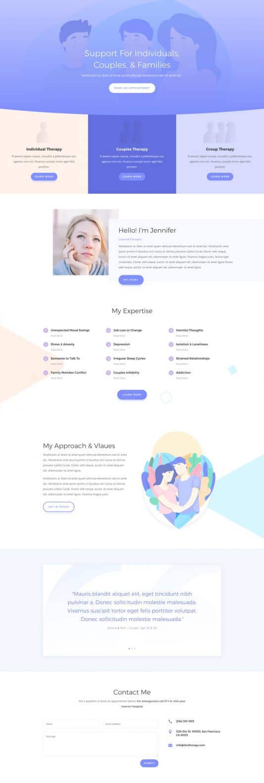 Therapist Web Design 4
