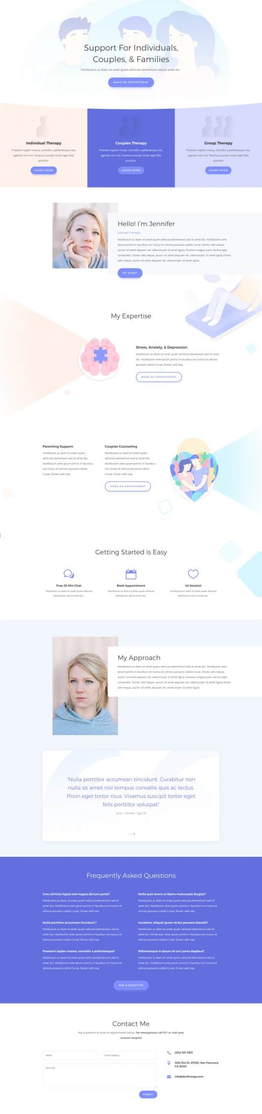 Therapist Web Design 5