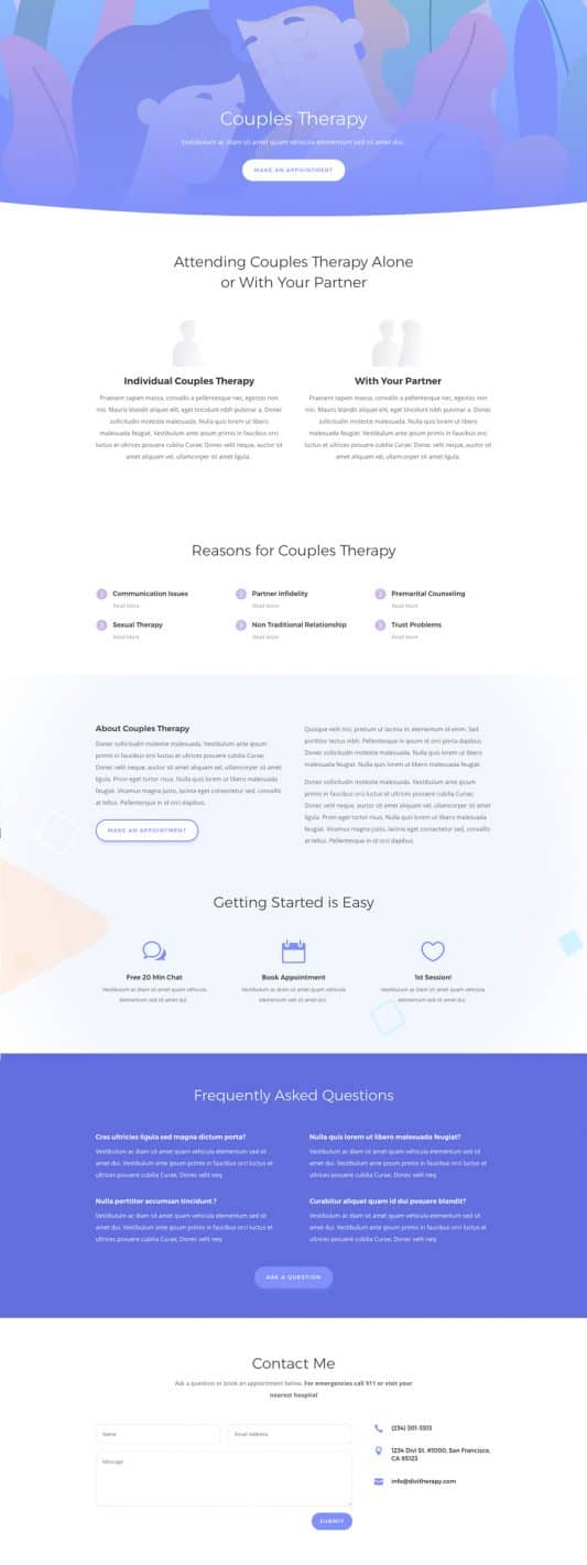Therapist Web Design 6