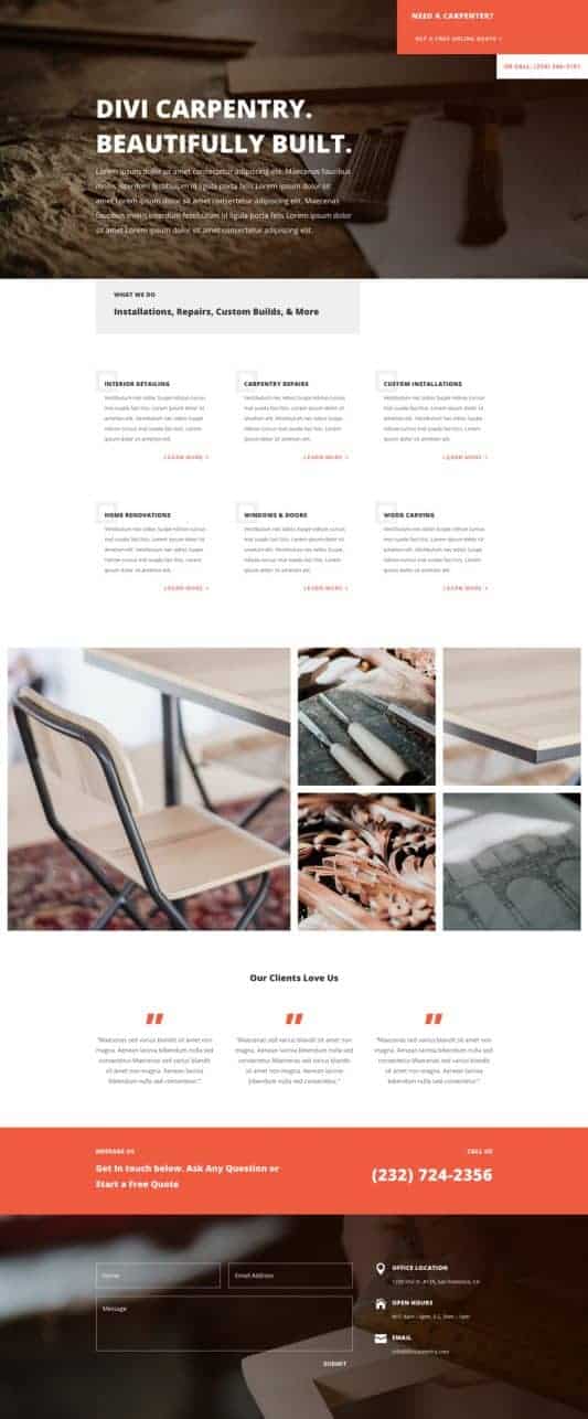 Carpenter Web Design 4