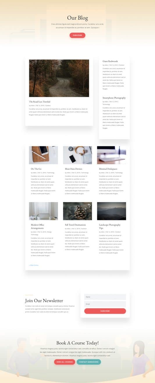 Language School Web Design 2