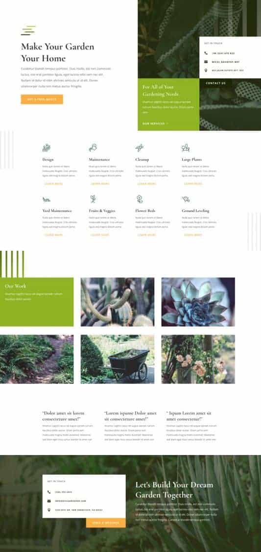 Gardener Web Design 4
