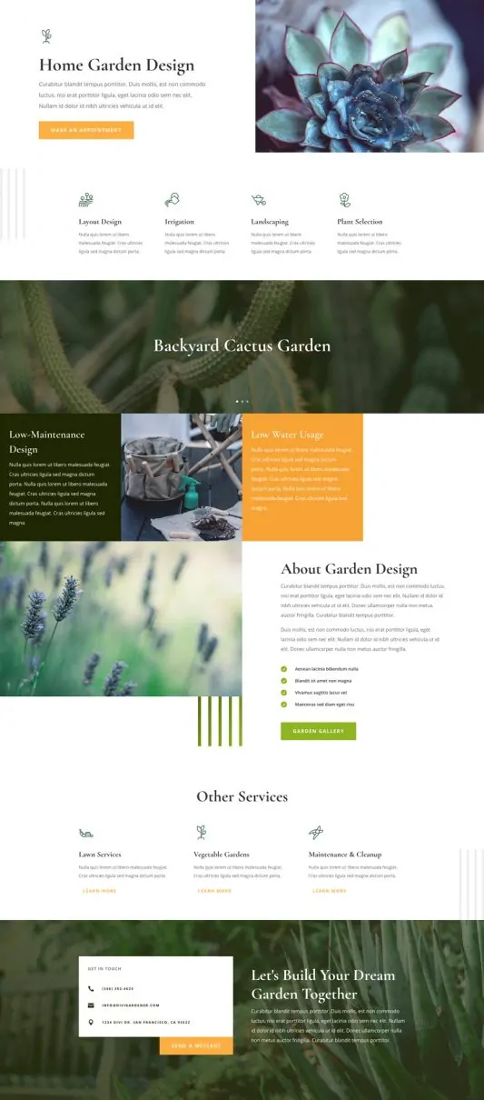 Gardener Web Design 6