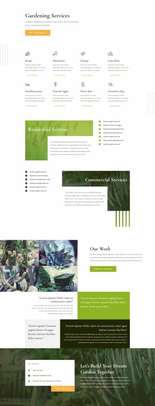 Gardener Web Design 7