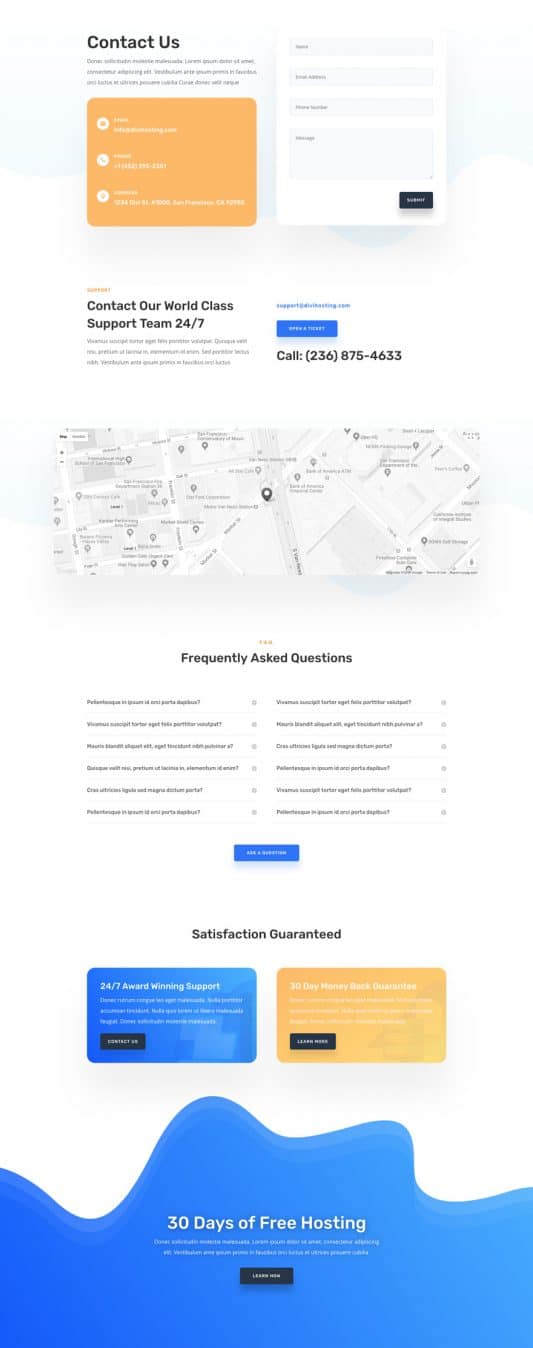 Hosting Company Web Design 3