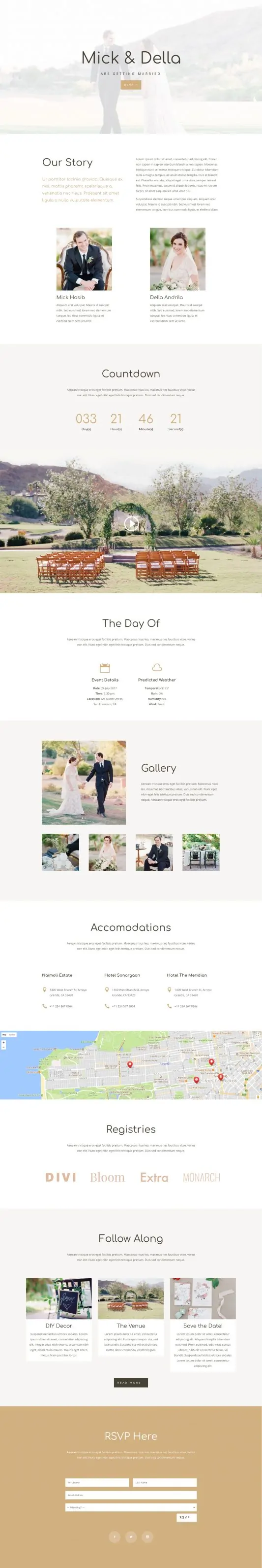 Wedding Web Design 6