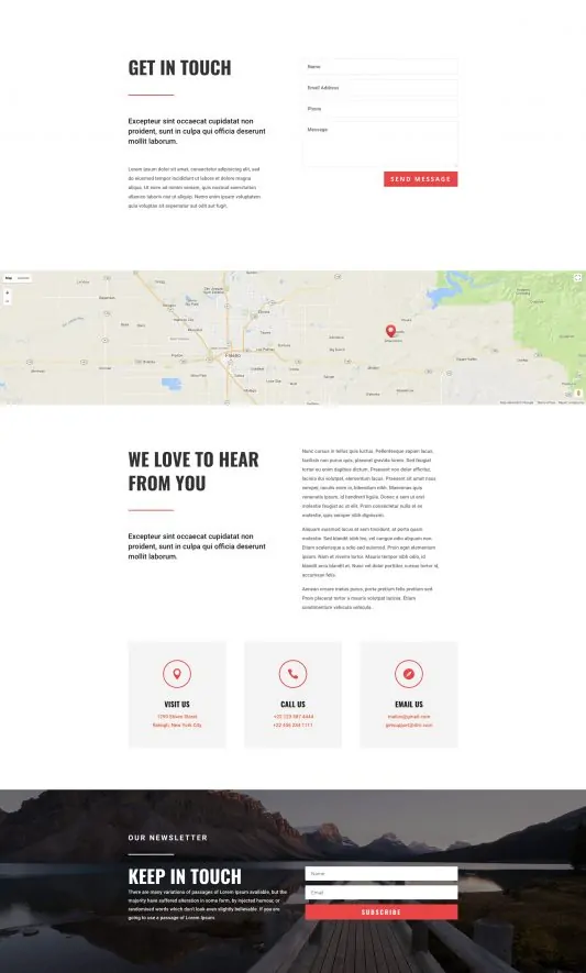 Travel Agency Web Design 3