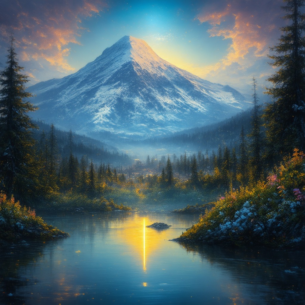 Exploring AI Image Generation at Mount Shasta: Spiritual Insights, Free Tools, and the Mystical Hidden City 2
