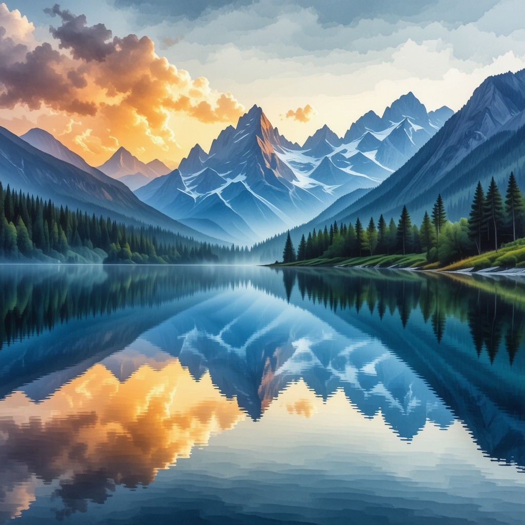 Exploring AI Image Generation at Mountain Lake: Where to Find Free Tools and Insights into Professional Photography Trends