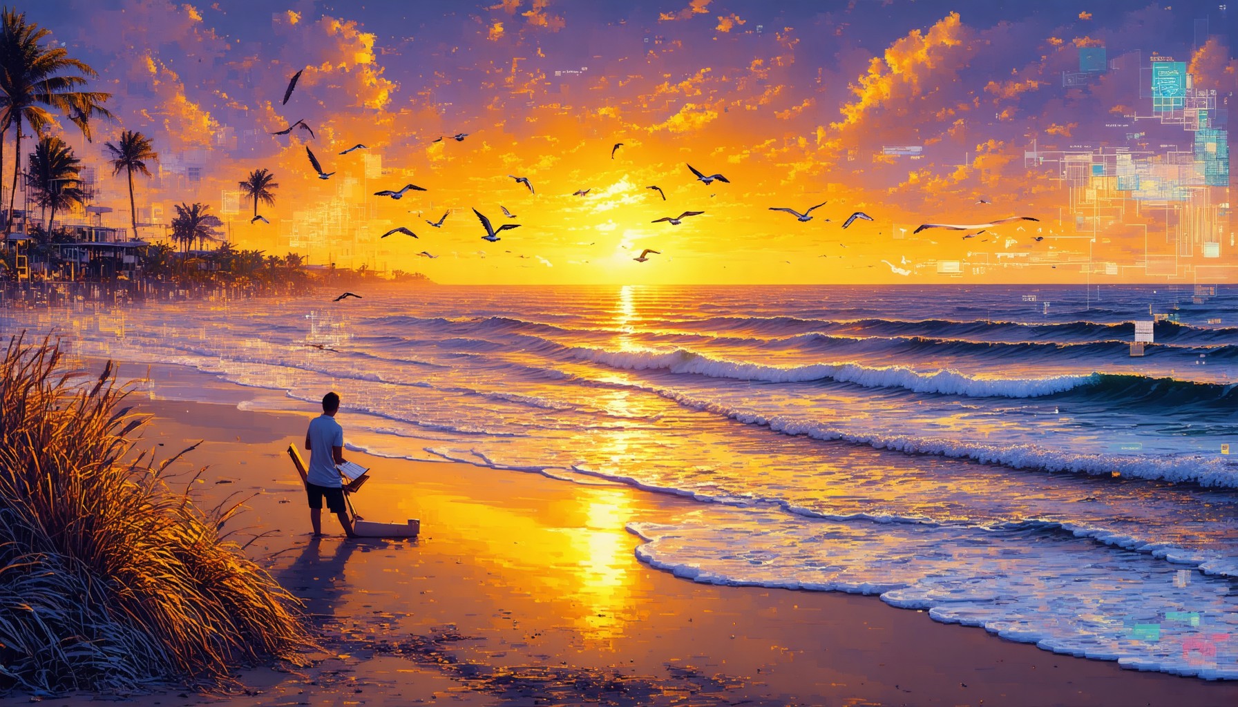 Transforming Your Creativity: How AI Image Generation in Seal Beach Elevates Beach Art and Backgrounds