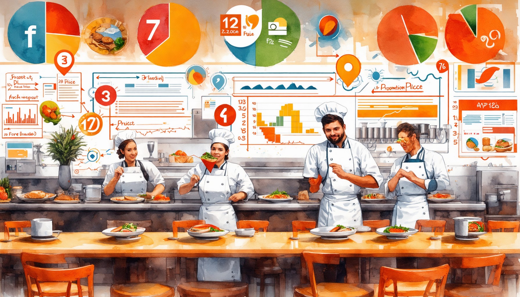 Crafting a Winning Digital Marketing Strategy for Restaurants: Insights on the 70-20-10 Rule, 4 P's & 7 P's, Plus Proven Tips to Attract Customers