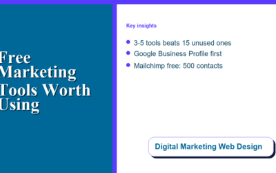 Free Marketing Tools Worth Using for a Small Business in 2026