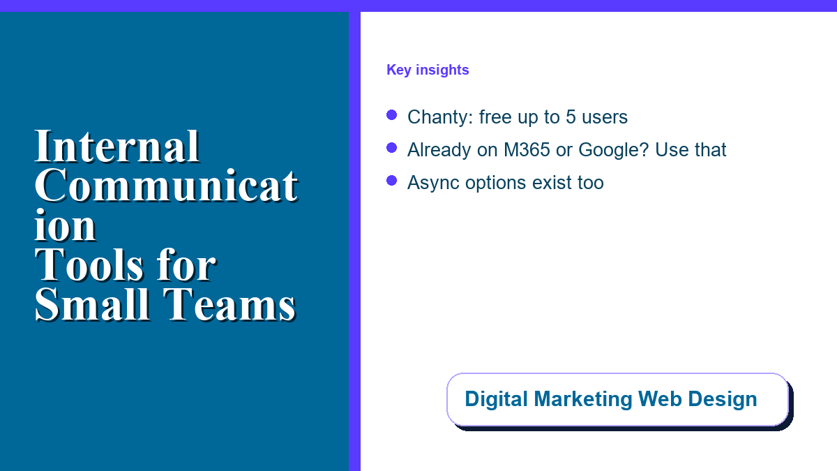 Best internal communication tools for small teams in 2026