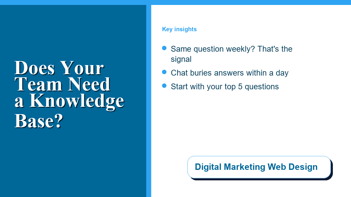 Does your growing team need an internal knowledge base in 2026