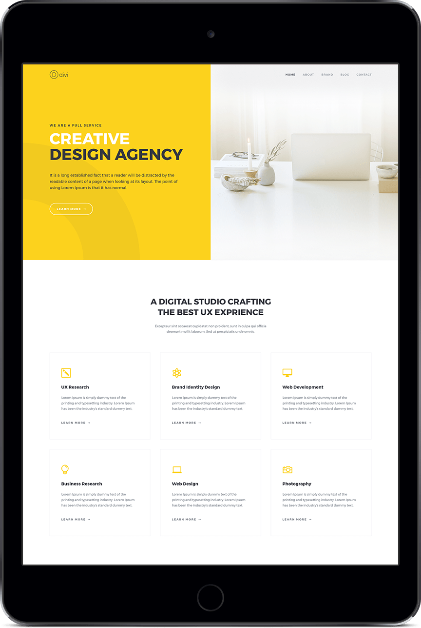 Design Agency Case Study Page Style 6 Design Agency Case Study Page Style 6