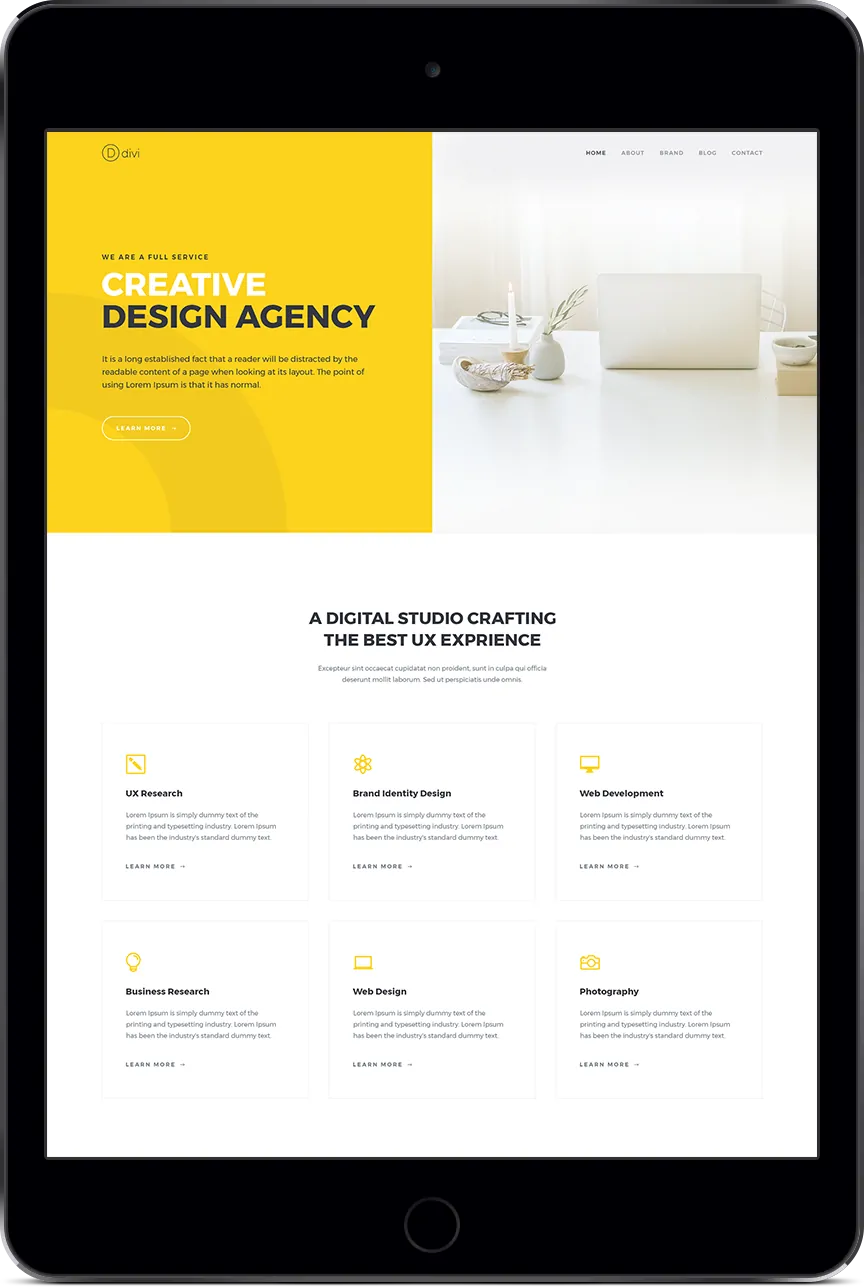 Design Agency Case Study Page Style 6