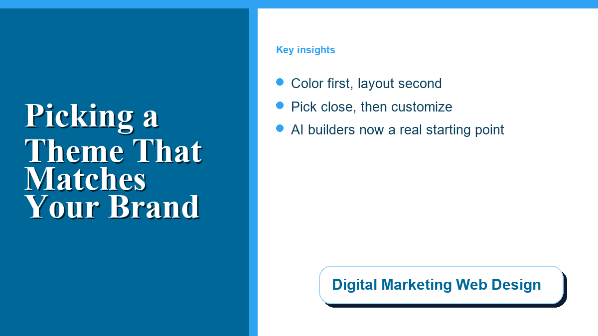 How to pick a website builder theme that matches your brand in 2026